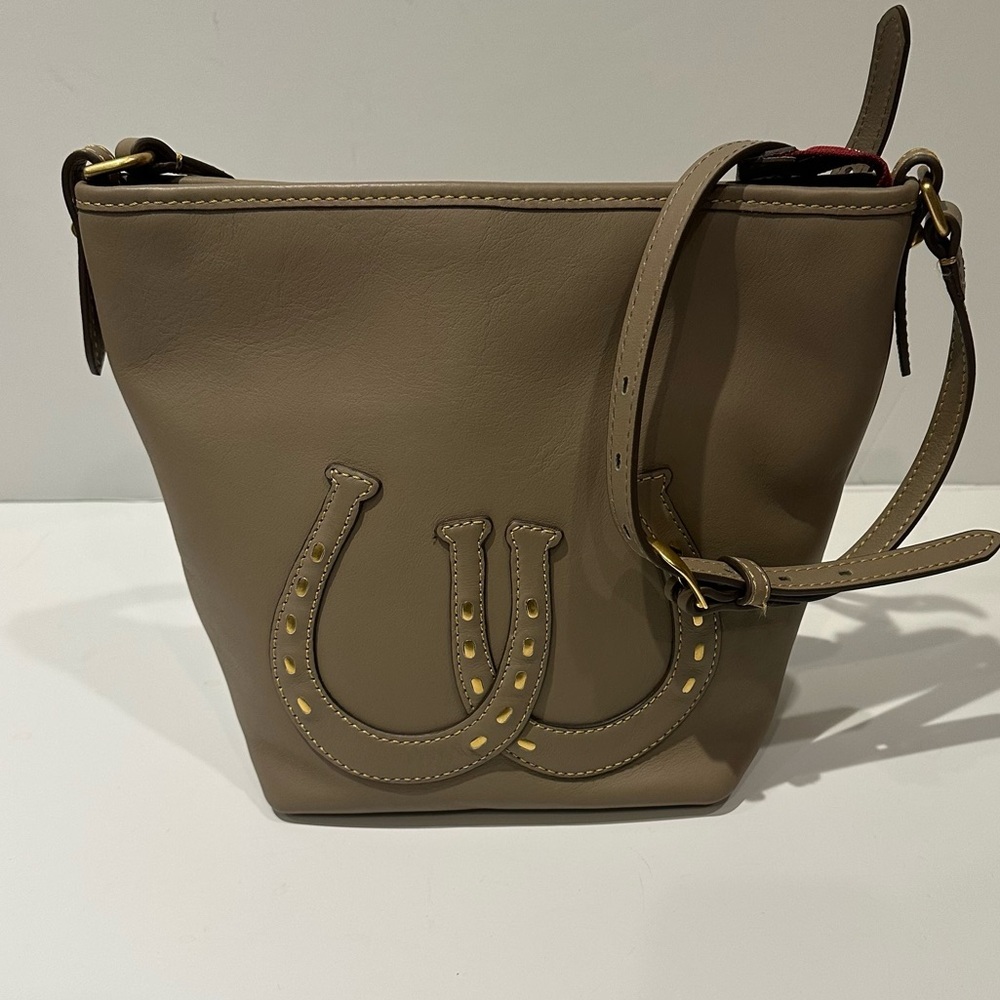 Dooney & Bourke Women's Leather Western Horseshoe Hobo Crossbody Bag